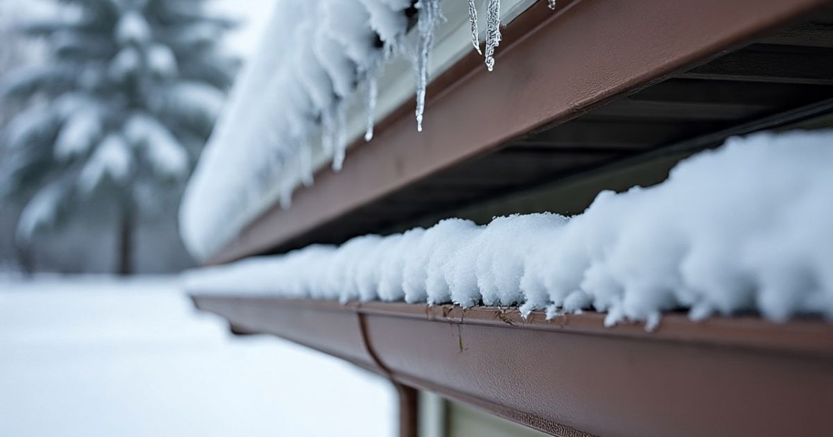 Can ice dams damage my gutters?