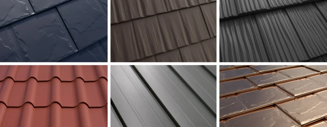 Types of metal roofing for homes and buildings