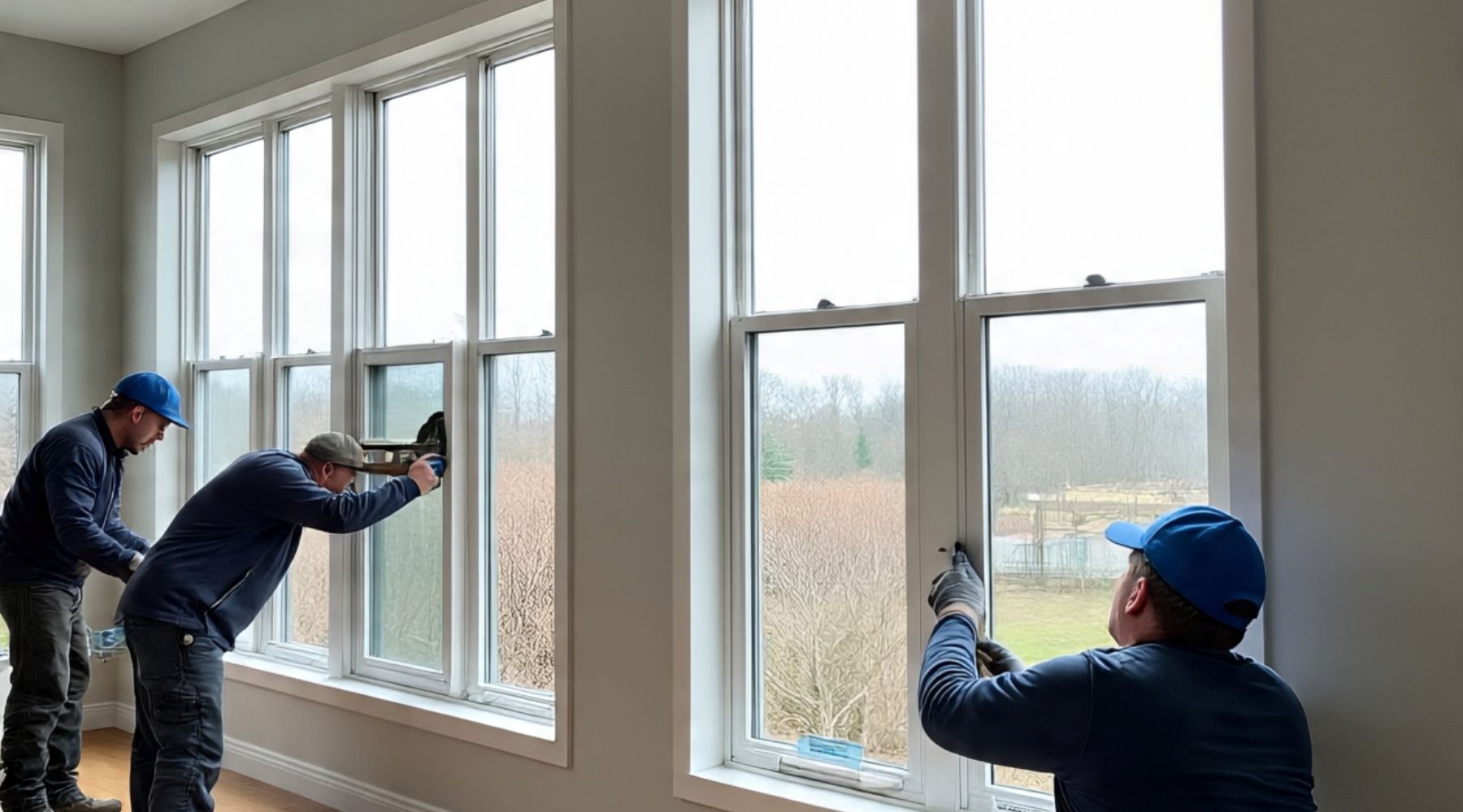 Energy-Efficient Window Replacement Energy-efficient window replacement in a home in Deveaux OH