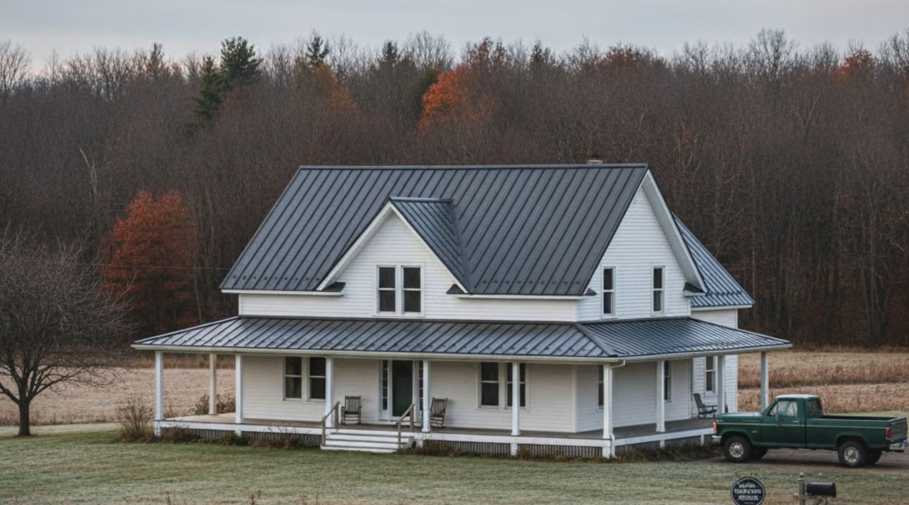Metal roofing installation on a residential home in Flat Rock, MI