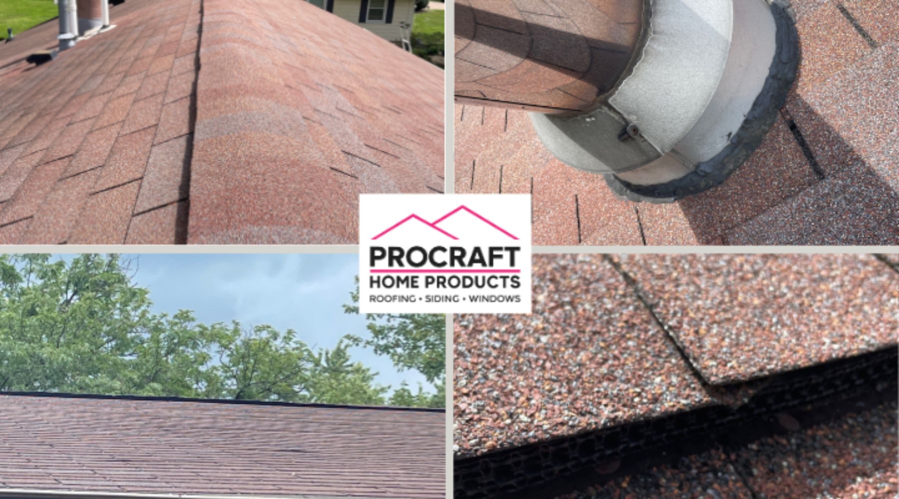 Residential roof in Milan MI showing wear from seasonal snow and summer storms