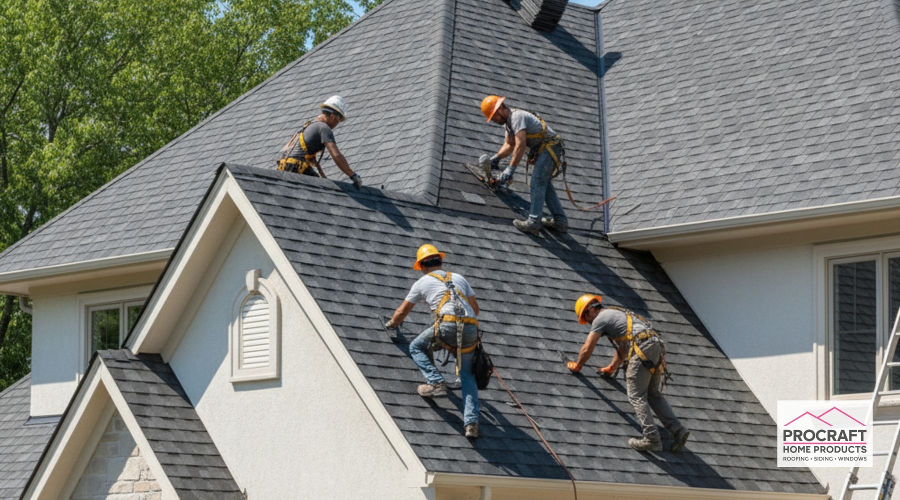 Asphalt shingle roofing installation and repair service in Taylor MI.