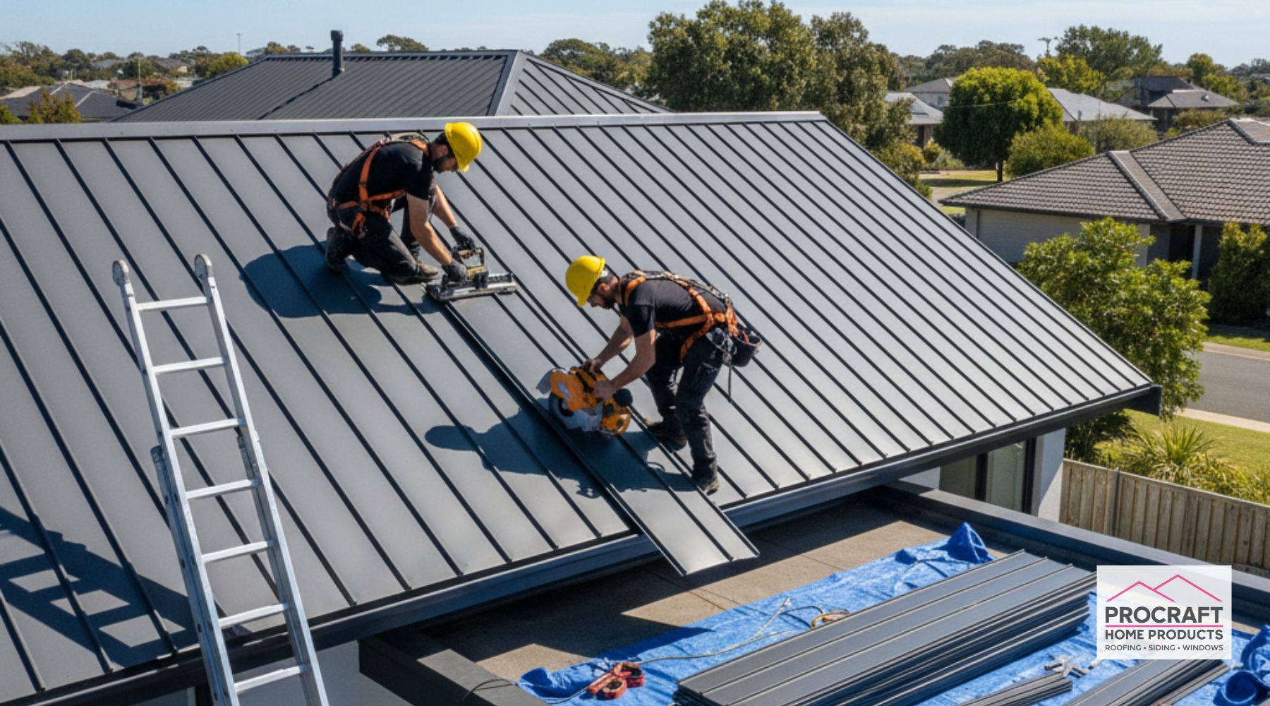 Metal Roofing Installation in McComb OH Metal roofing installation in McComb OH for durable and long-lasting home protection.