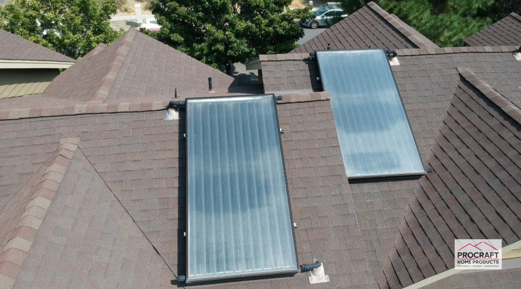 Pro Craft Home Products providing residential roof installation services for homes.