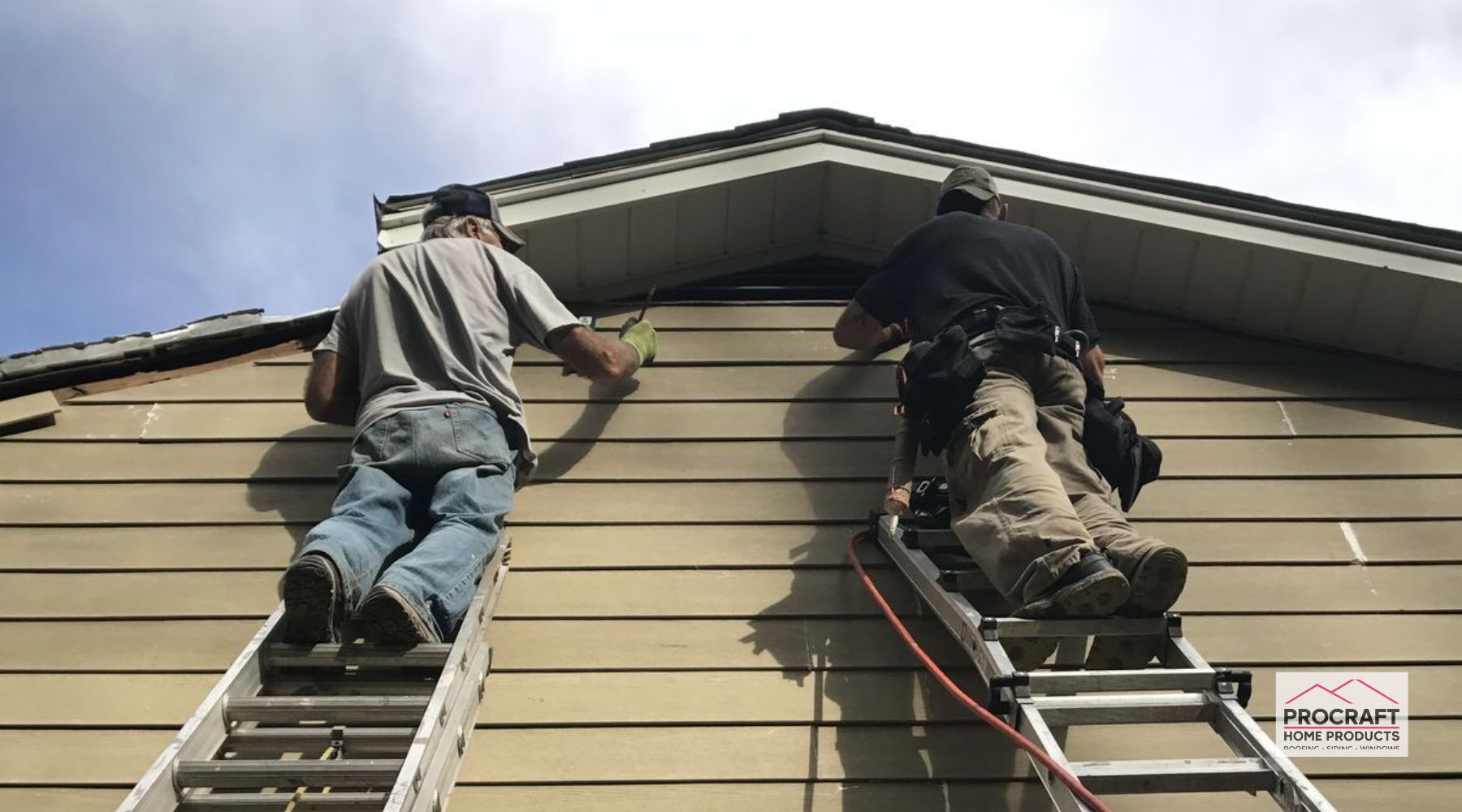 Siding repair and installation on a home in Archbold OH