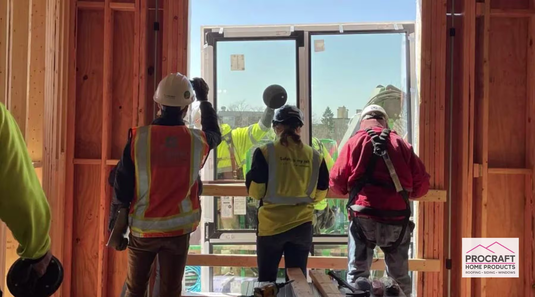 Pro Craft Home Products providing professional window installation services in Toledo, Ohio for homes and businesses.