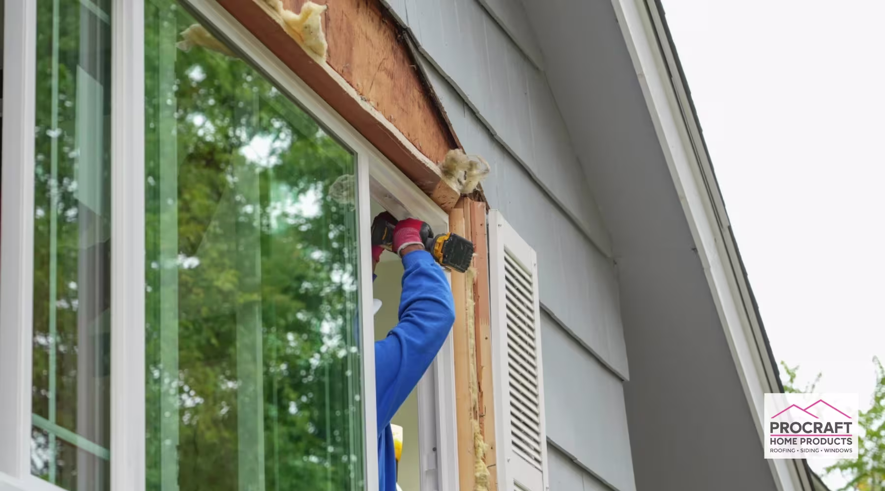 Pro Craft Home Products providing professional window installation services in Toledo, Ohio for residential and commercial properties.
