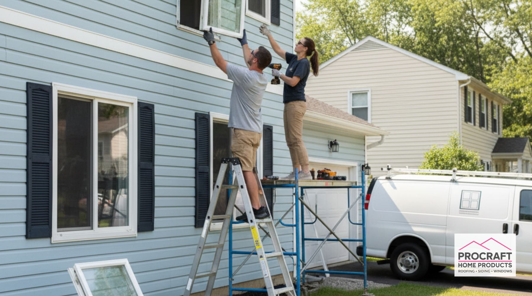 Window replacement services for improved insulation and home protection.