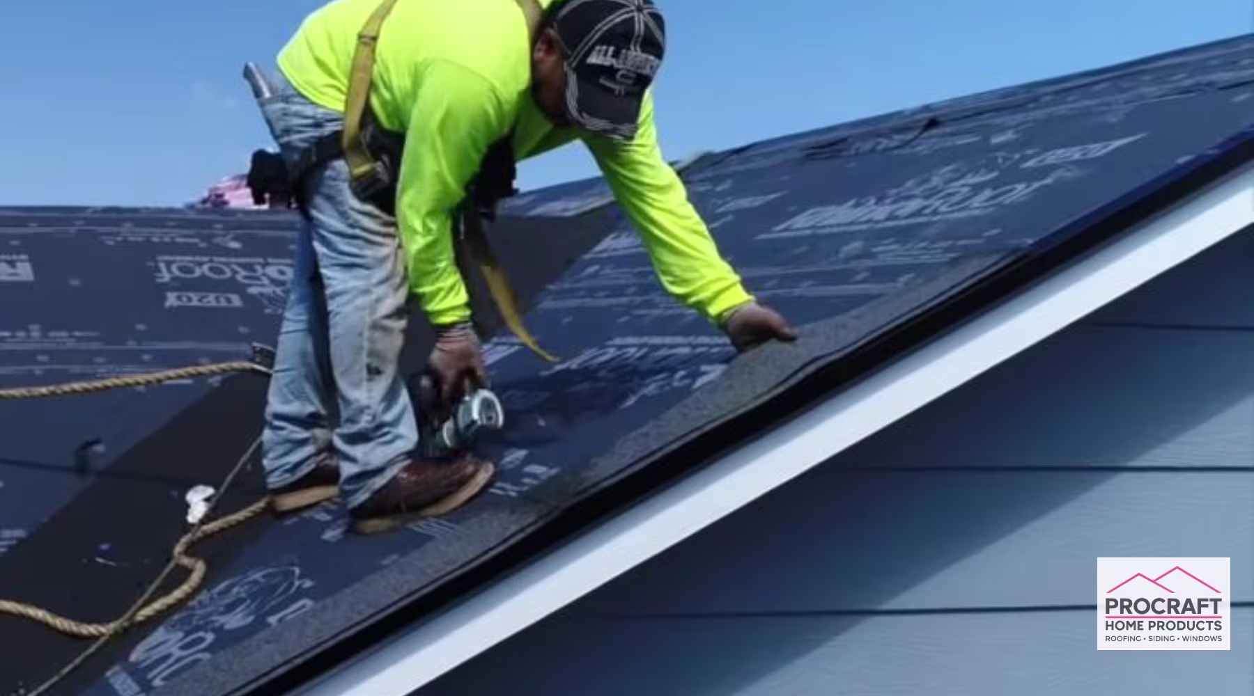 Metal Roof Installation Metal roof installation on a residential home by roofing crew