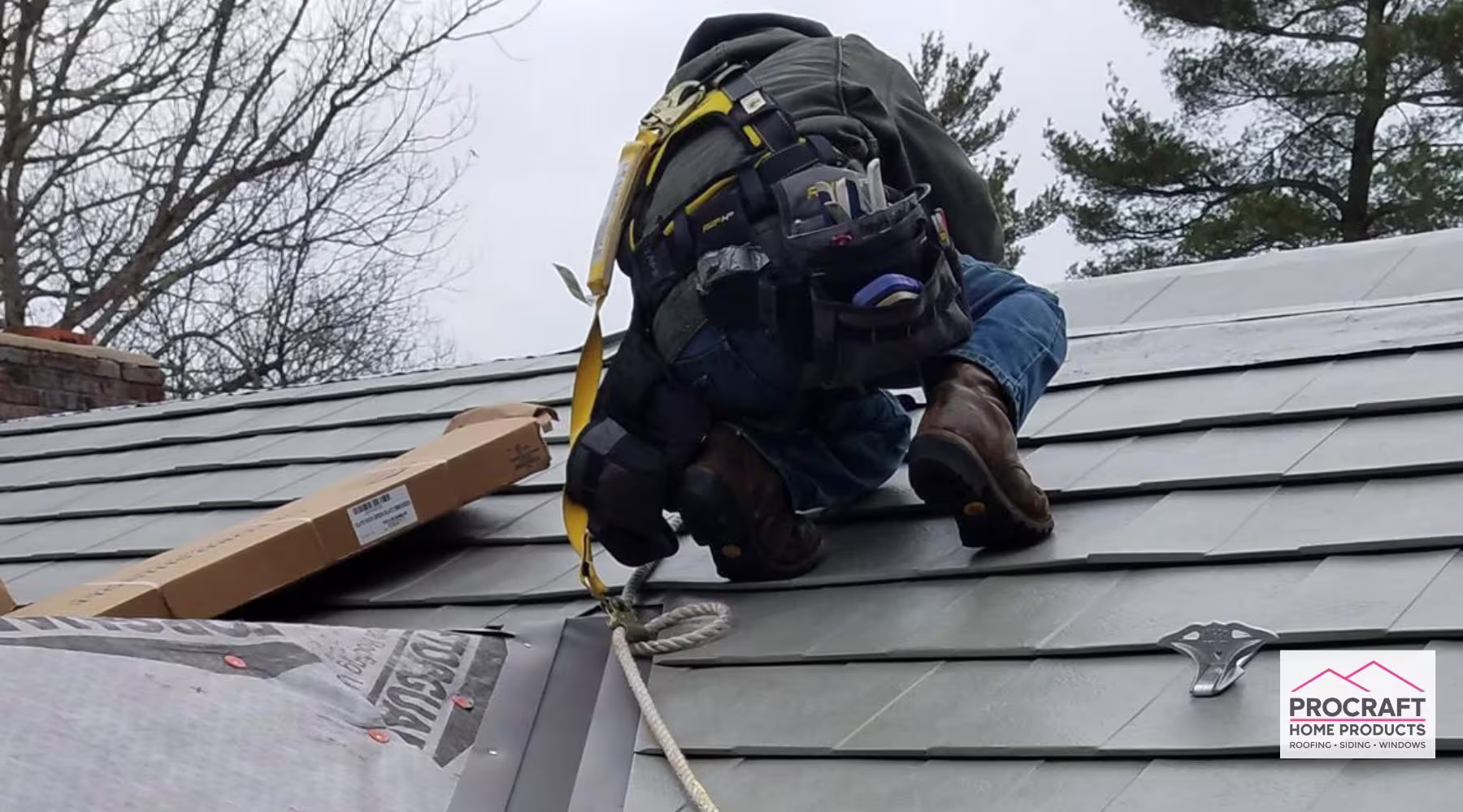 Metal roofing installation in West Unity OH