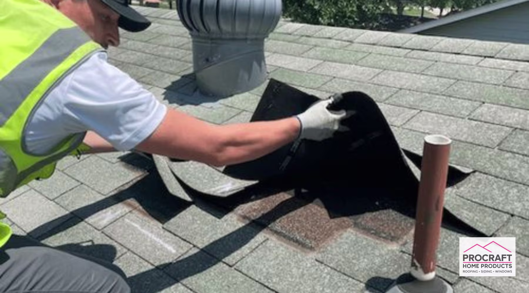 Asphalt Shingle Roof Replacement Asphalt shingle roof replacement by Pro Craft Home Products