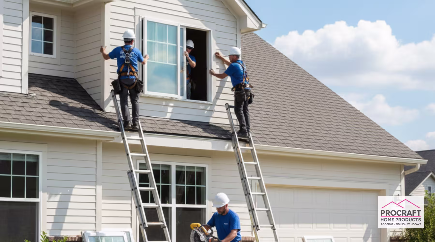 Window replacement services for energy efficient residential windows